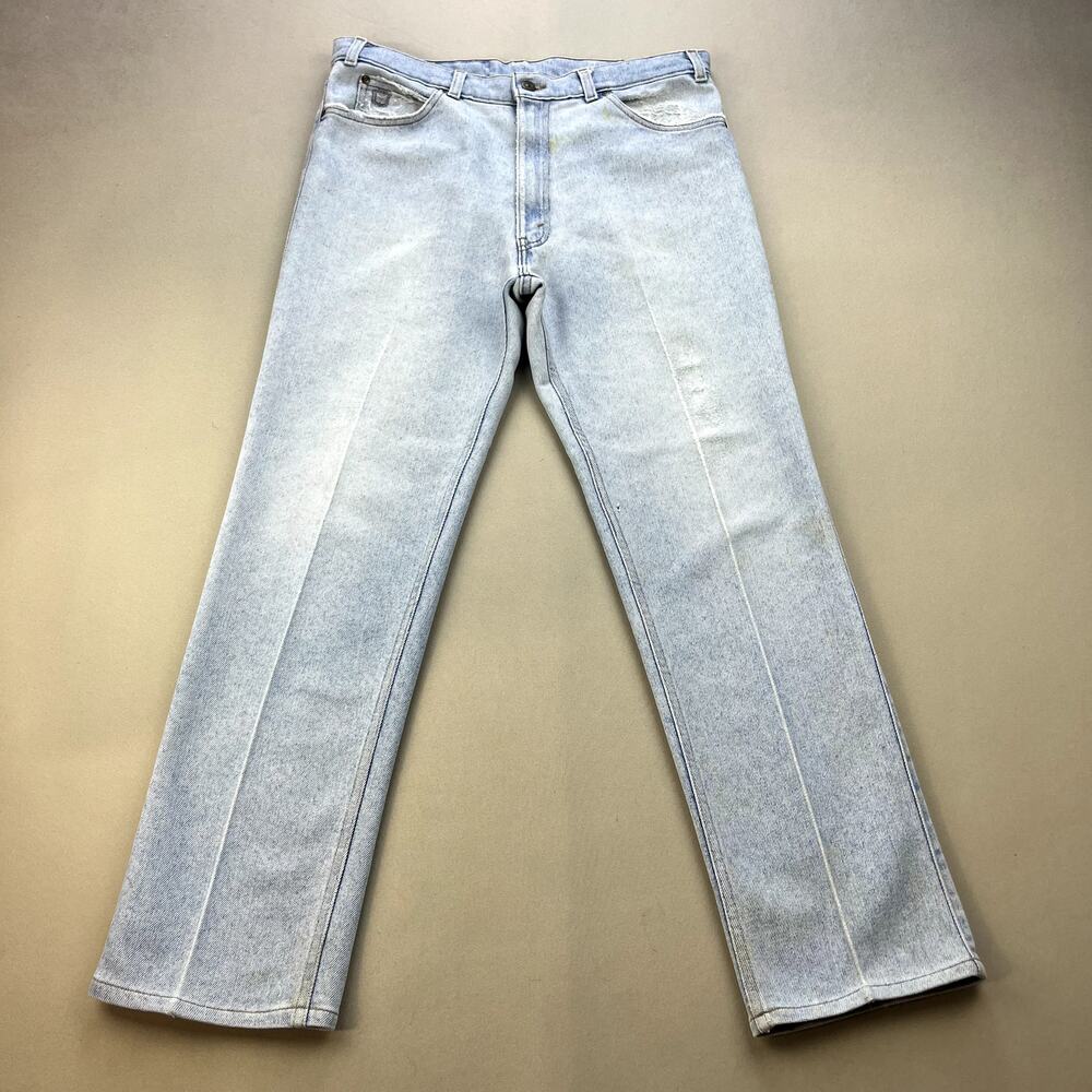 Vintage Levis Silver Medal Jeans Mens 36x32 Blue Denim Straight Leg Stone Wash